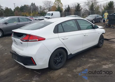 2017 Hyundai Ioniq Hybrid Blue из США, поврежденный, VIN KMHC65LC3HU030611